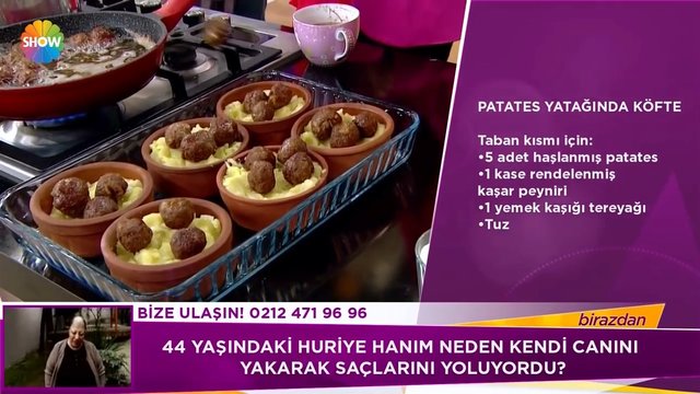 Patates Yatağında Köfte