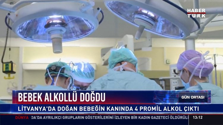 Bebek alkollü doğdu: Litvanya'da doğan bebeğin kanında 4 promil alkol çıktı