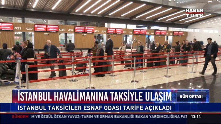 İstanbul Havalimanına taksiyle ulaşım: İstanbul taksiciler esnaf odası tarife açıkladı