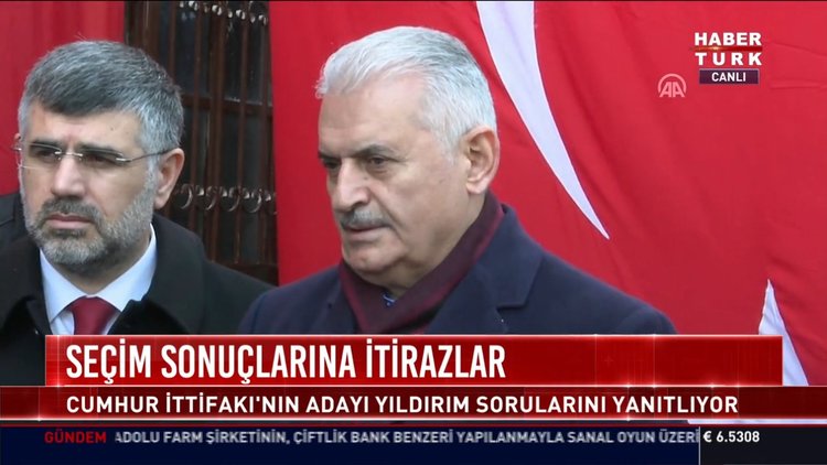Seçim sonuçlarına itirazlar: Cumhur İttifakı'nın adayı Yıldırım sorularını yanıtladı