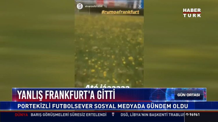 Yanlış Frankfurt'a gitti: Portekizli futbolsever Frankfurt-Benfıca maçını izlemekti