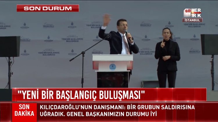 İmamoğlu Maltepe Miting'inde halka hitap etti