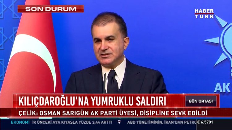 Kılıçdaroğlu'na yumruklu saldırı: Çelik: Osman Sarıgün Ak Parti üyesi, disipline sevk edildi