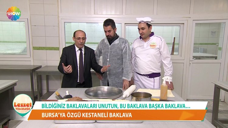 Kestaneli Baklava Tarifi (Bursa)