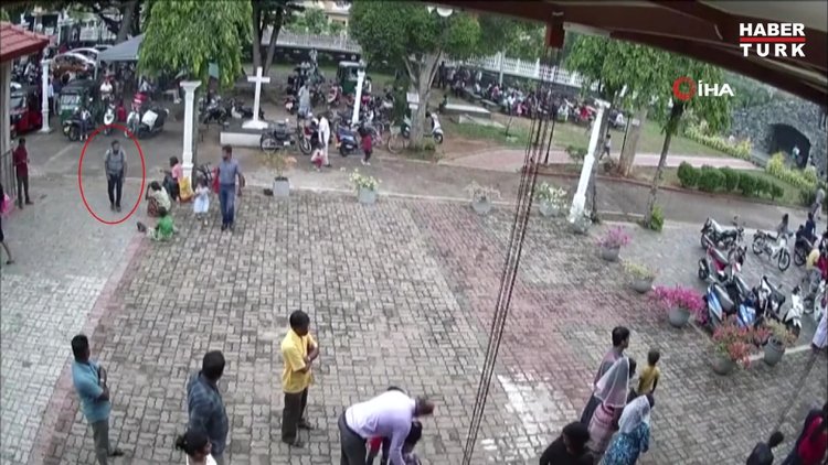 Sri Lanka Saldırılarında Bir Şüphelinin Görüntüsü Güvenlik Kamerasına Yansıdı