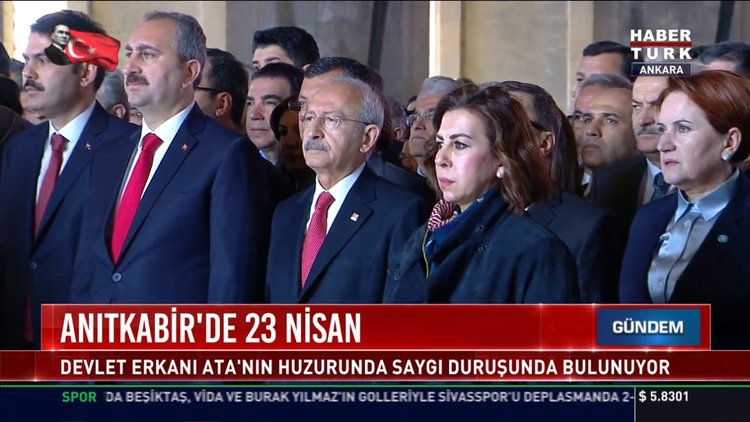 23 Nisan törenleri Anıtkabir'de başladı
