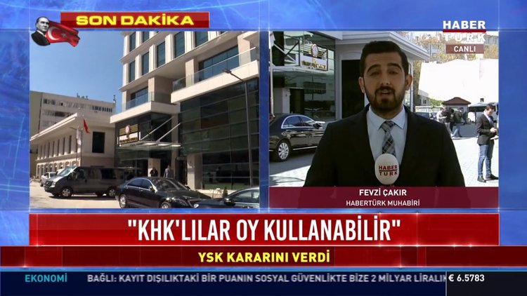 "KHK'lılar oy kullanabilir"