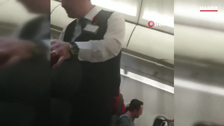 İstanbul-Bodrum uçağında panik