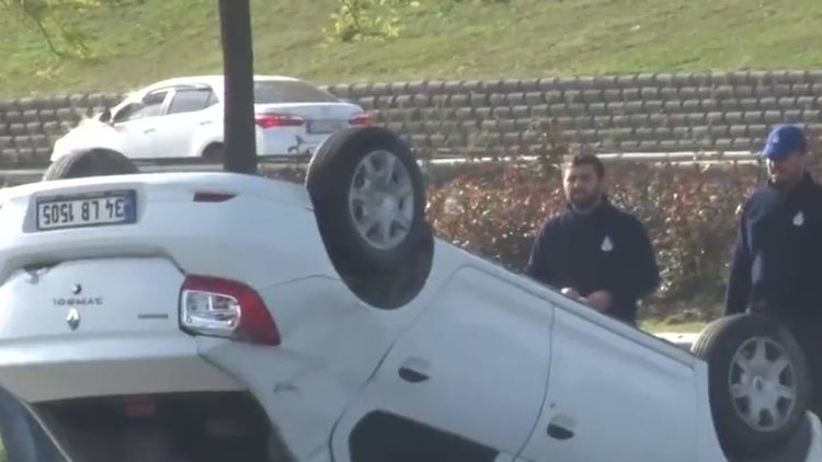 TEM'de zincirleme kaza; trafik durma noktasına geldi