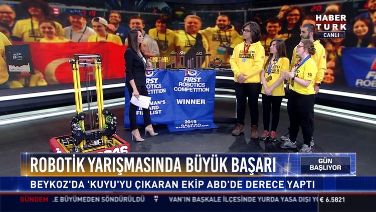 Robotik yarışmasında büyük başarı: Beykoz'da 'kuyu'yu çıkaran ekip ABD'de derece yaptı