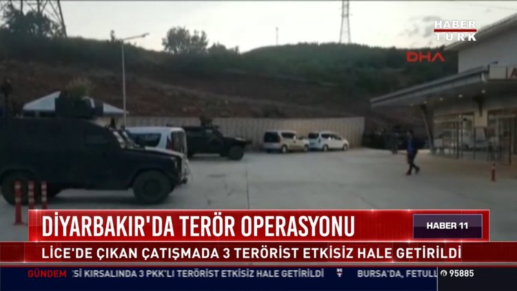 Diyarbakır'da terör operasyonu: Lice'de çıkan çatışmada 3 terörist etkisiz hale getirildi