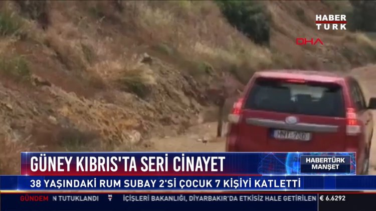Güney Kıbrıs'ta seri cinayet: 38 yaşındaki Rum subay 2'si çocuk 7 kişiyi katletti