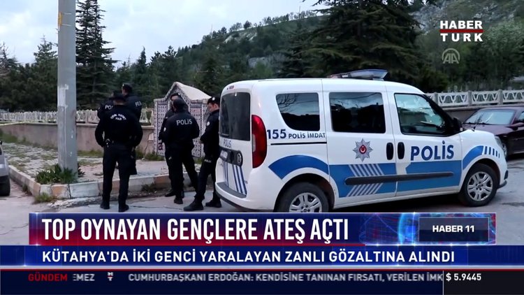Top oyanayan gençlere ateş açtı!