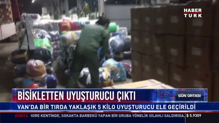 Bisikletten uyuşturucu çıktı: Van'da bir tırda yaklaşık 5 kilo uyuşturucu ele geçirildi