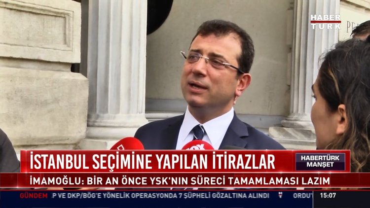 İstanbul seçimine yapılan itirazlar: İmamoğlu: Hak aramanın usulleri ve şekilleri var