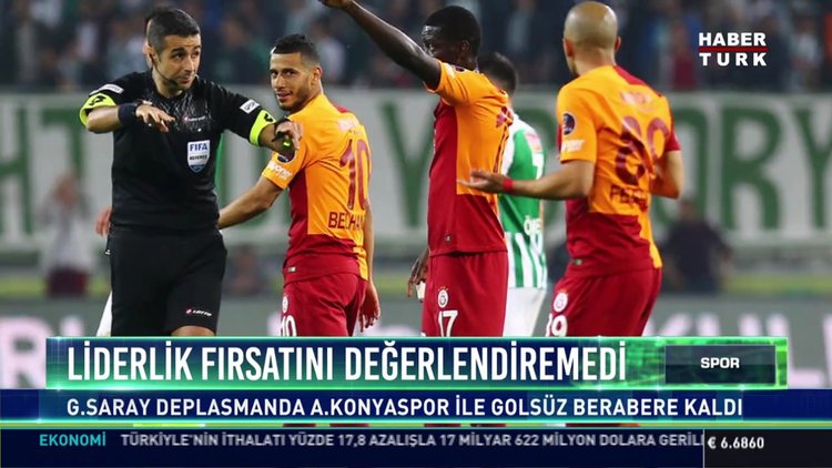 Galatasaray liderlik fırsatını değerlendiremedi