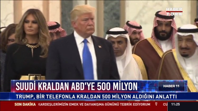 Suudi kraldan ABD'ye 500 milyon: Trump, bir telefonla kraldan 500 milyon aldığını anlattı