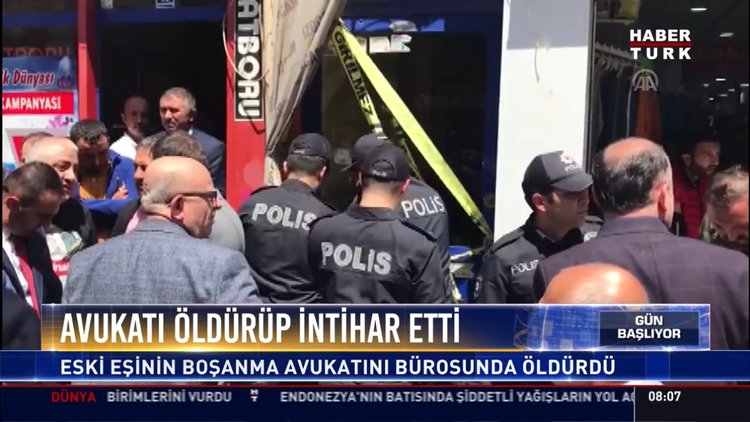 Avukatı öldürüp intihar etti: Eski eşini boşanma avukatını bürosunda öldürdü