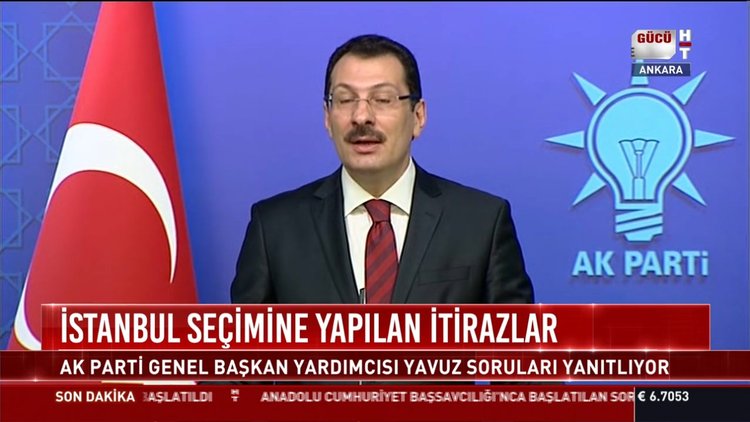İstanbul seçimine yapılan itirazlar: AK Parti Genel Başkan Yardımcısı Ali İhsan Yavuz konuştu