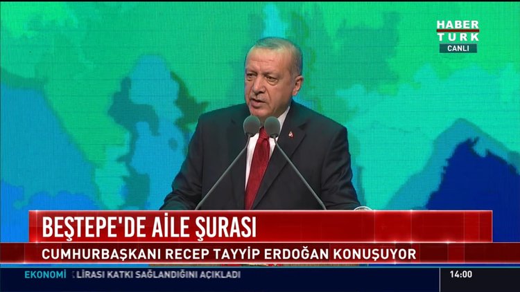 Beştepe'de aile şurası: Cumhurbaşkanı Recep Tayyip Erdoğan konuşuyor