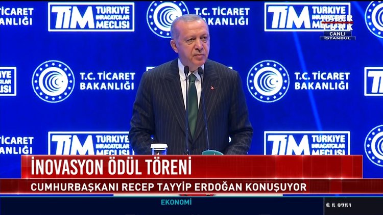 İnavasyon ödül töreni: Cumhurbaşkanı Recep Tayyip Erdoğan konuştu