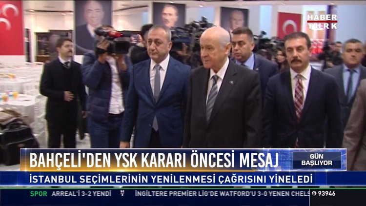 Bahçeli'den ysk kararı öncesi mesaj: İstanbul seçimlerinin yenilenmesi çağrısını yineledi