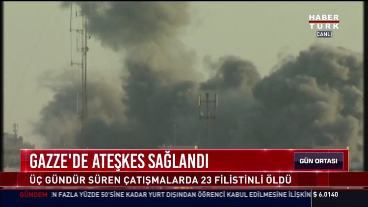 Gazze'de ateşkes sağlandı