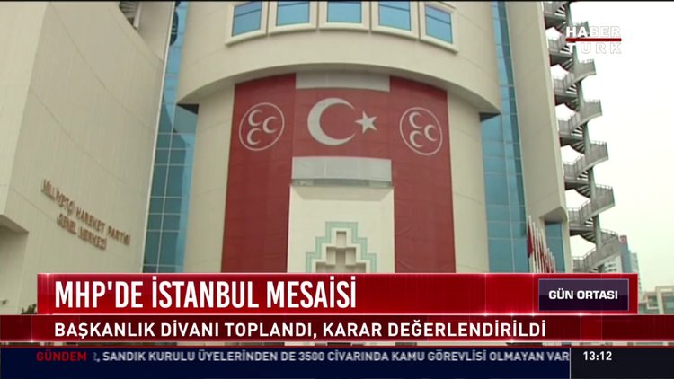 MHP'de İstanbul mesaisi