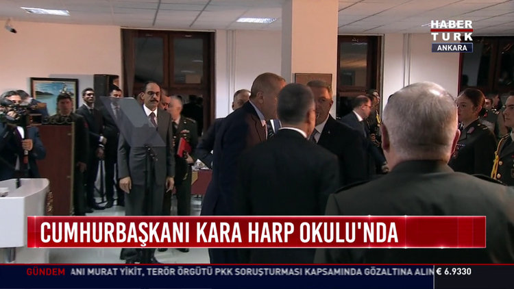 Cumhurbaşkanı Erdoğan Kara Harp Okulu'nda konuştu