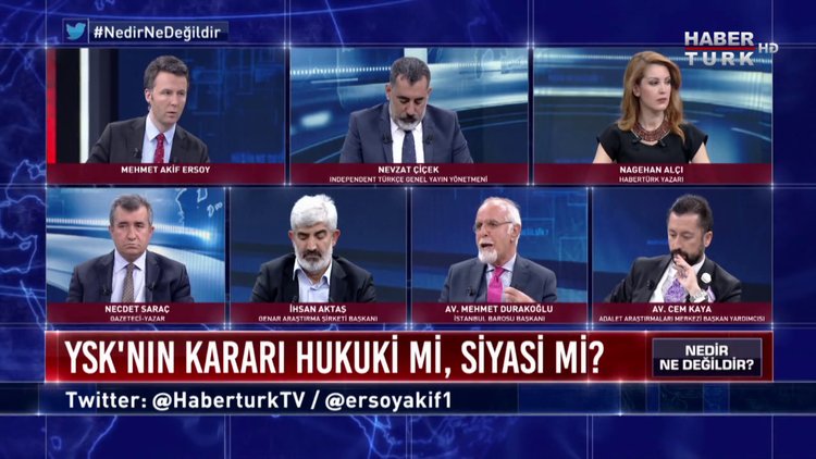 Nedir Ne Değildir? - 9 Mayıs 2019 (YSK'nın İstanbul kararı hukuki mi, siyasi mi?)