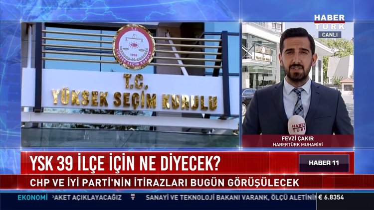 YSK, CHP ve İyi Parti'nin itirazlarını bugün görüşecek.