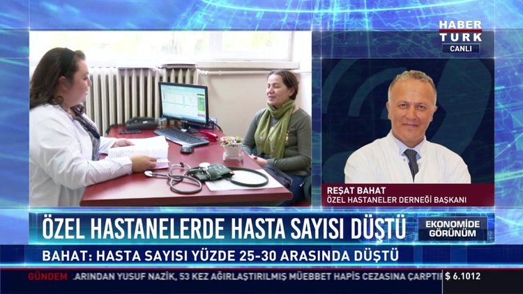 Özel Hastanelerde hasta sayısı düştü