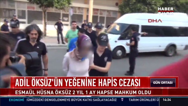 Adil Öksüz'ün yeğenine hapis cezası! Esmaül Hüsna Öksüz 2 yıl 1 ay hapse mahkum oldu