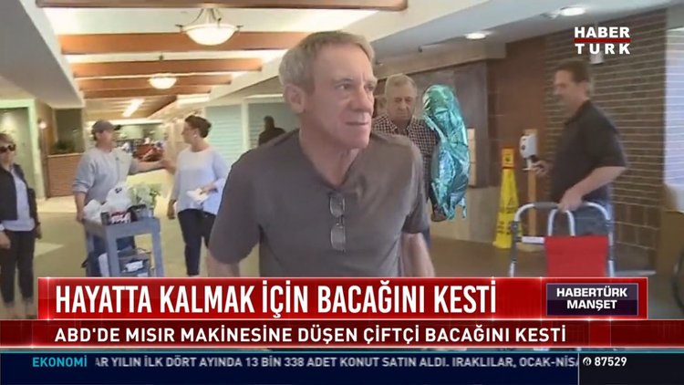 Hayatta kalmak için bacağını kesti