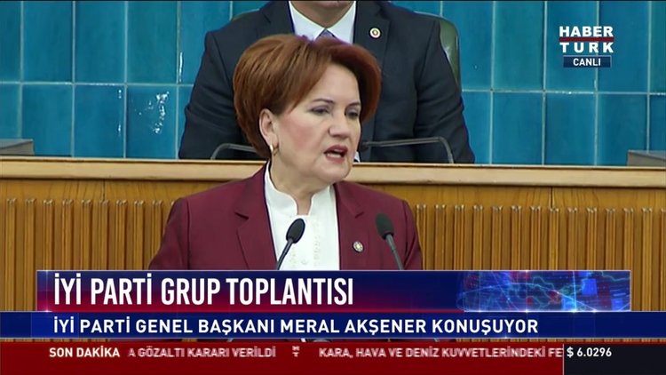 İyi Parti Genel Başkanı Meral Akşener grup toplantısında konuştu