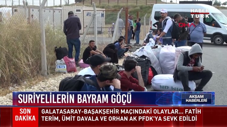 Suriyelilerin bayram göçü