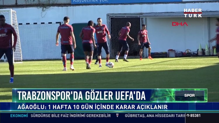 Trabzonspor'da gözler UEFA'da: Ağaoğlu: 10 gün içinde karar açıklanır