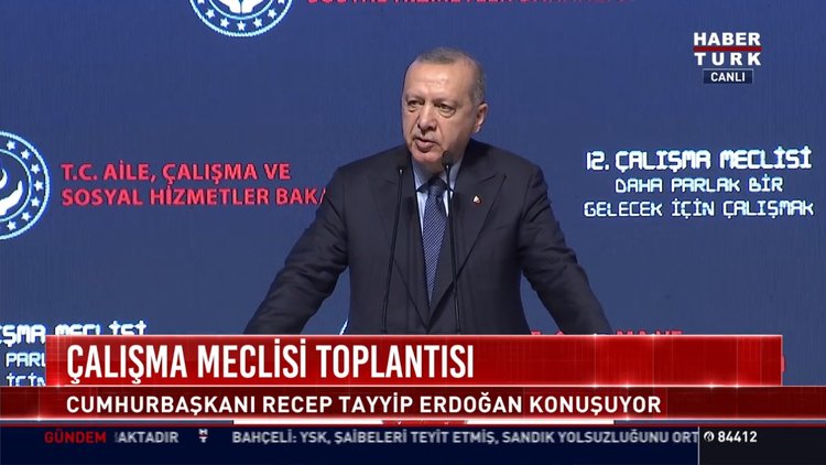 Çalışma Meclisi toplantısı: Cumhurbaşkanı Recep Tayyip Erdoğan konuştu