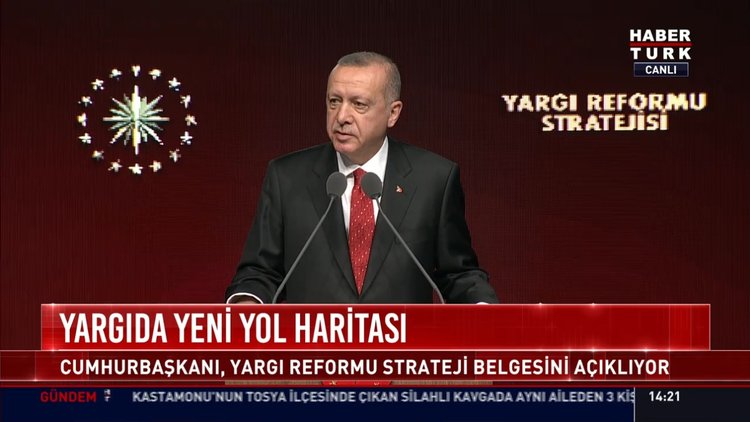 Yargıda yeni yol haritası: Cumhurbaşkanı, Yargı Reformu Strateji Belgesini açıkladı