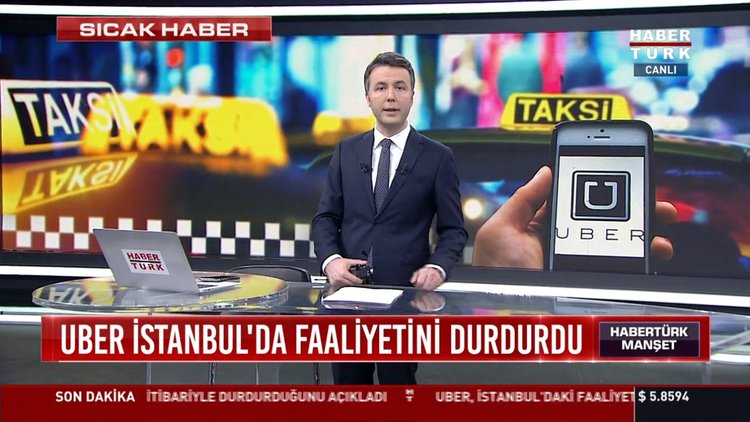 UBER İstanbul'da Faaliyetini durdurdu