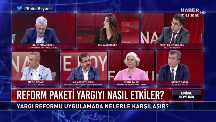 Enine Boyuna - 31 Mayıs 2019 (Yeni yargı reformu toplumda nasıl yankı buldu?)