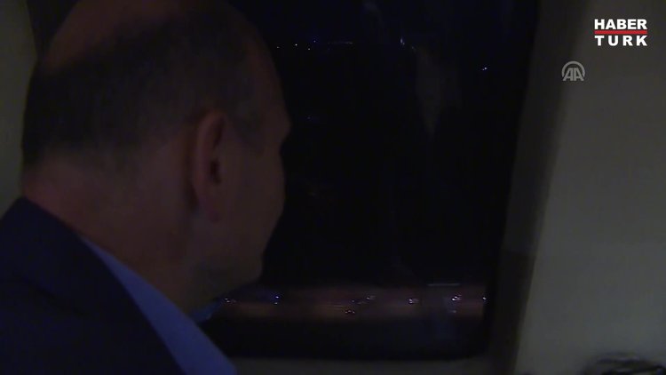 İçişleri Bakanı Süleyman Soylu havadan trafik denetimi yaptı