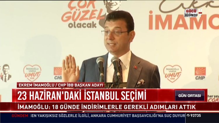 İmamoğlu: Bizden kopyala-yapıştır kampanya yapıyorlar