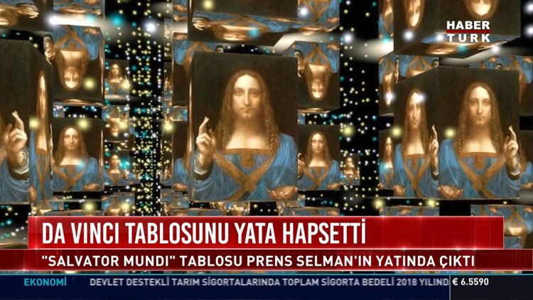 Da Vinci tablosunu yata hapsetti