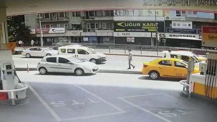 Abdullah Baysal'ın feci ölümü kamerada