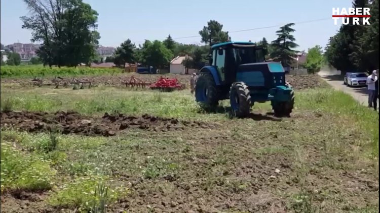 Çiftçiye sıfır yakıt sıfır atık traktör