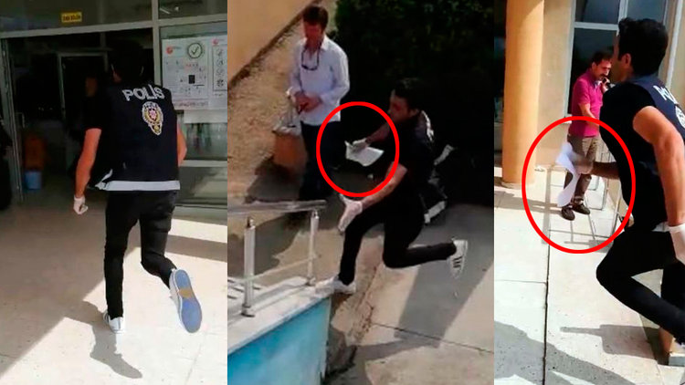 YKS için gerekli evrağını unutan öğrencinin yardımına polis yetişti