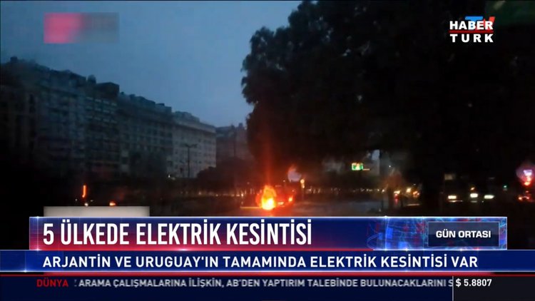 5 ülkede elektrik kesintisi