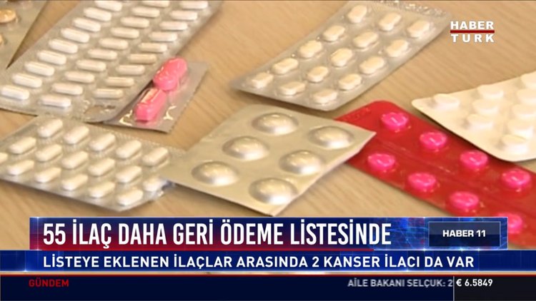 55 ilaç daha geri ödeme listesinde