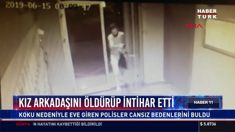 Kız arkadaşını öldürüp intihar etti